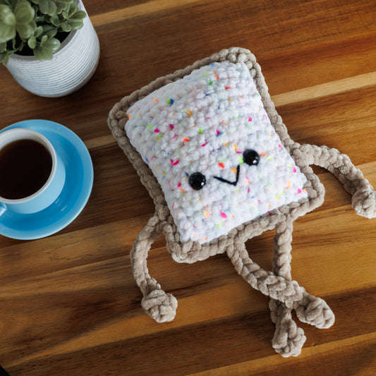 Toaster Pastry Crochet Plush Toy