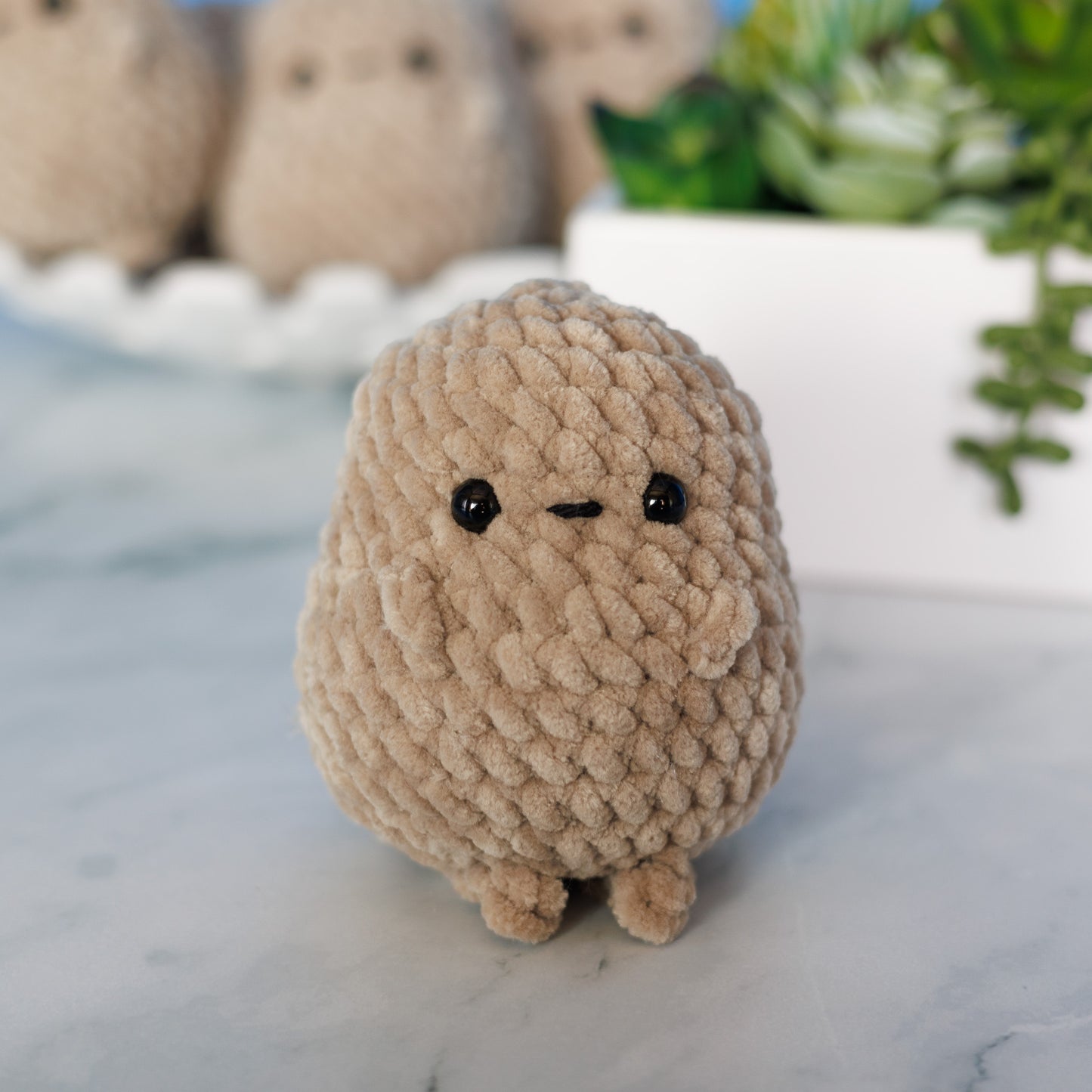 Positive Potato Crochet Plush Toy