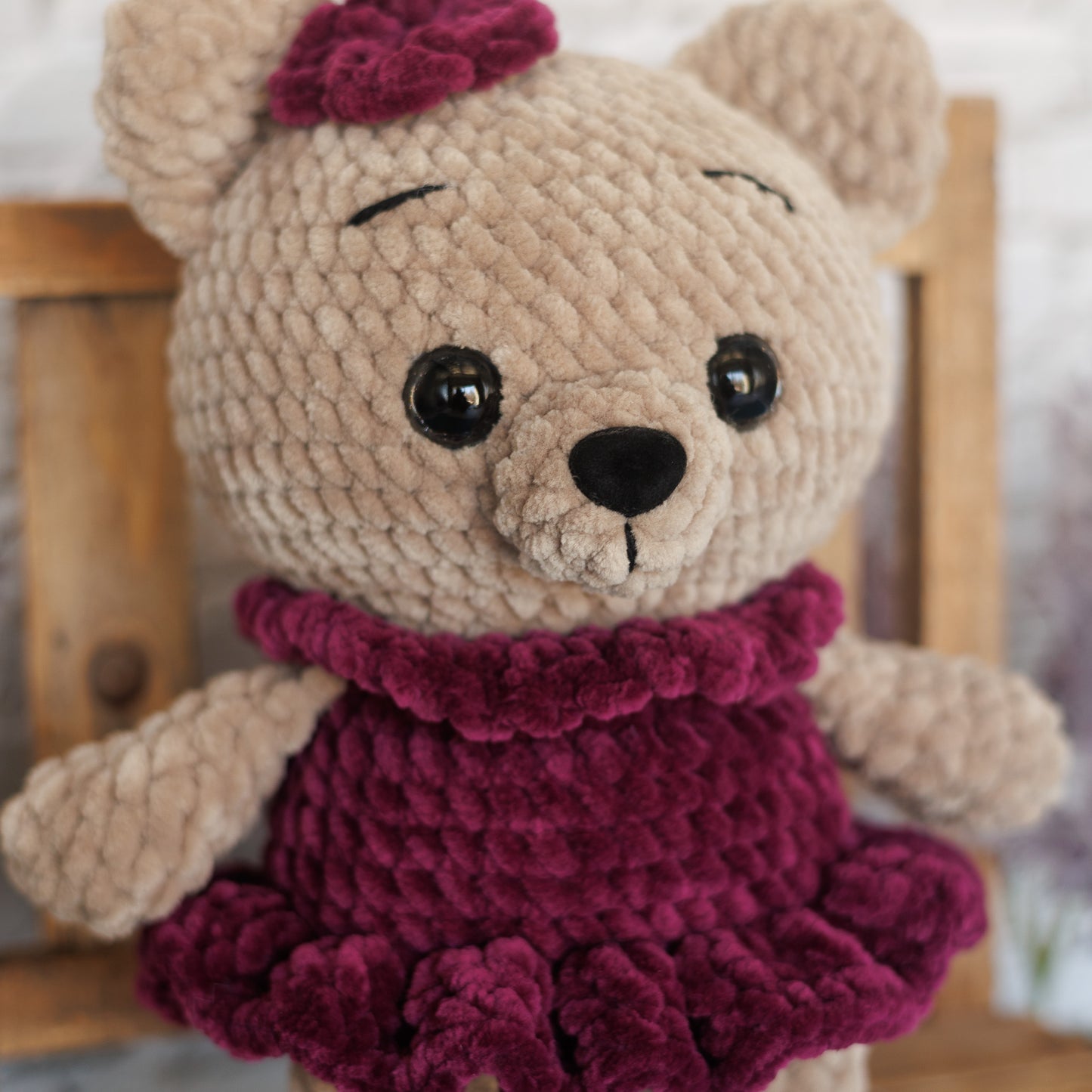 Teddy Bear Crochet Plush Toy