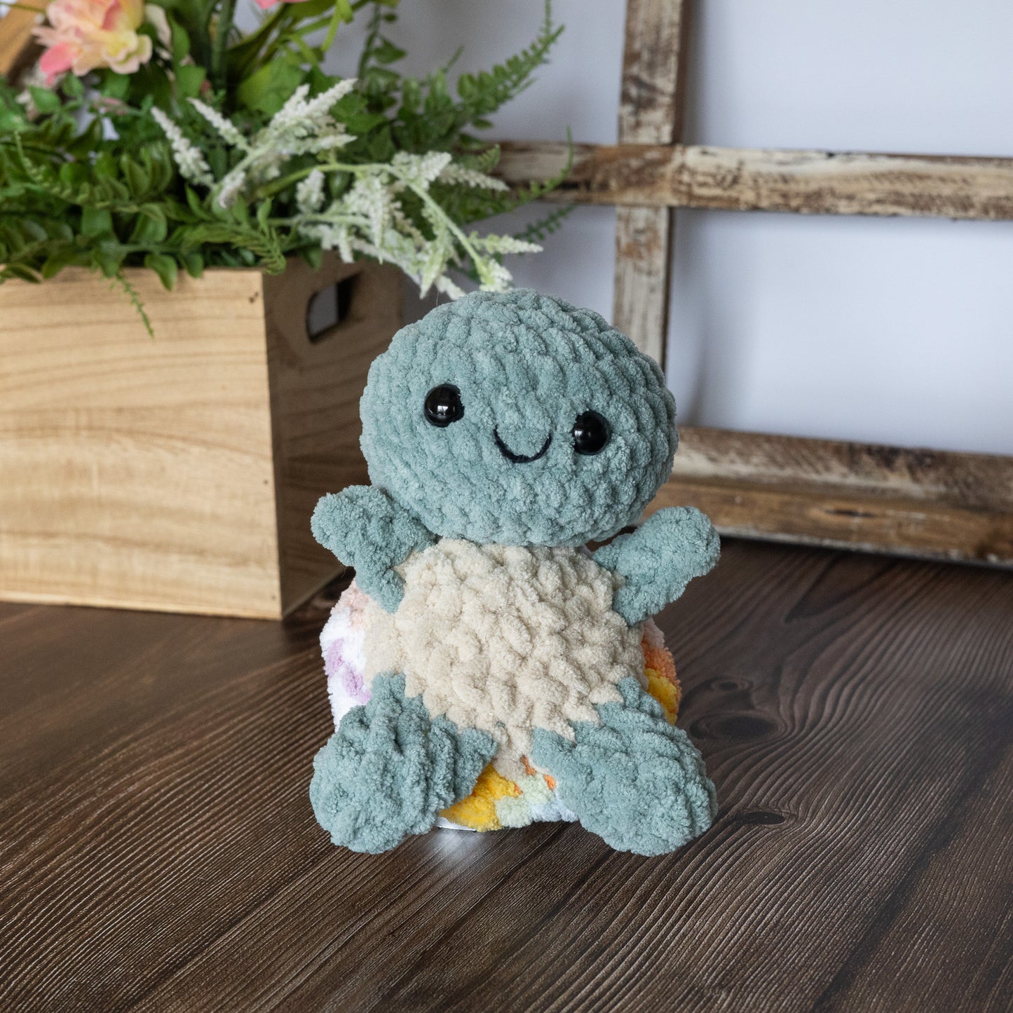 Turtle Hatchling Crochet Plush Toy