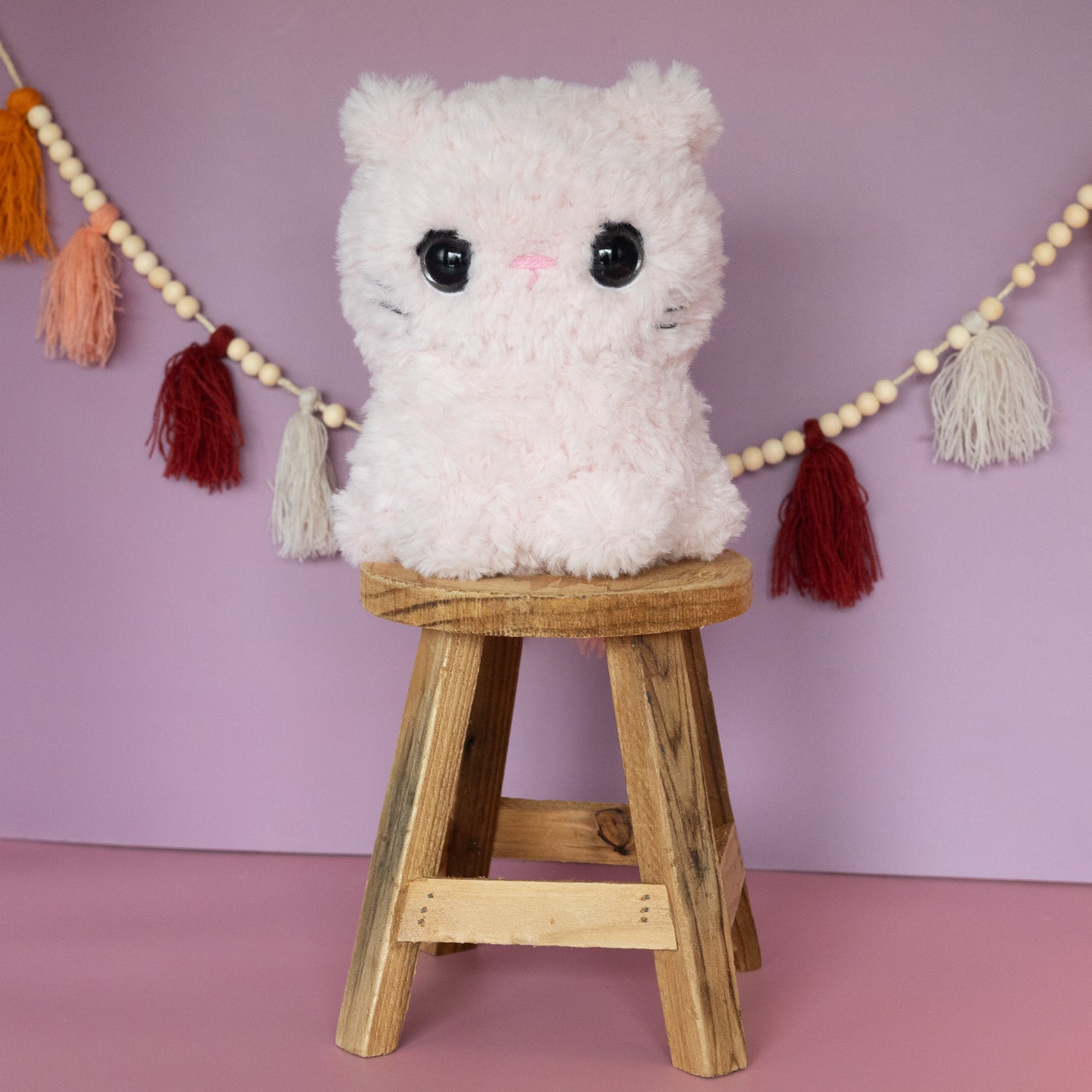 Large Cat Crochet Plush Toy