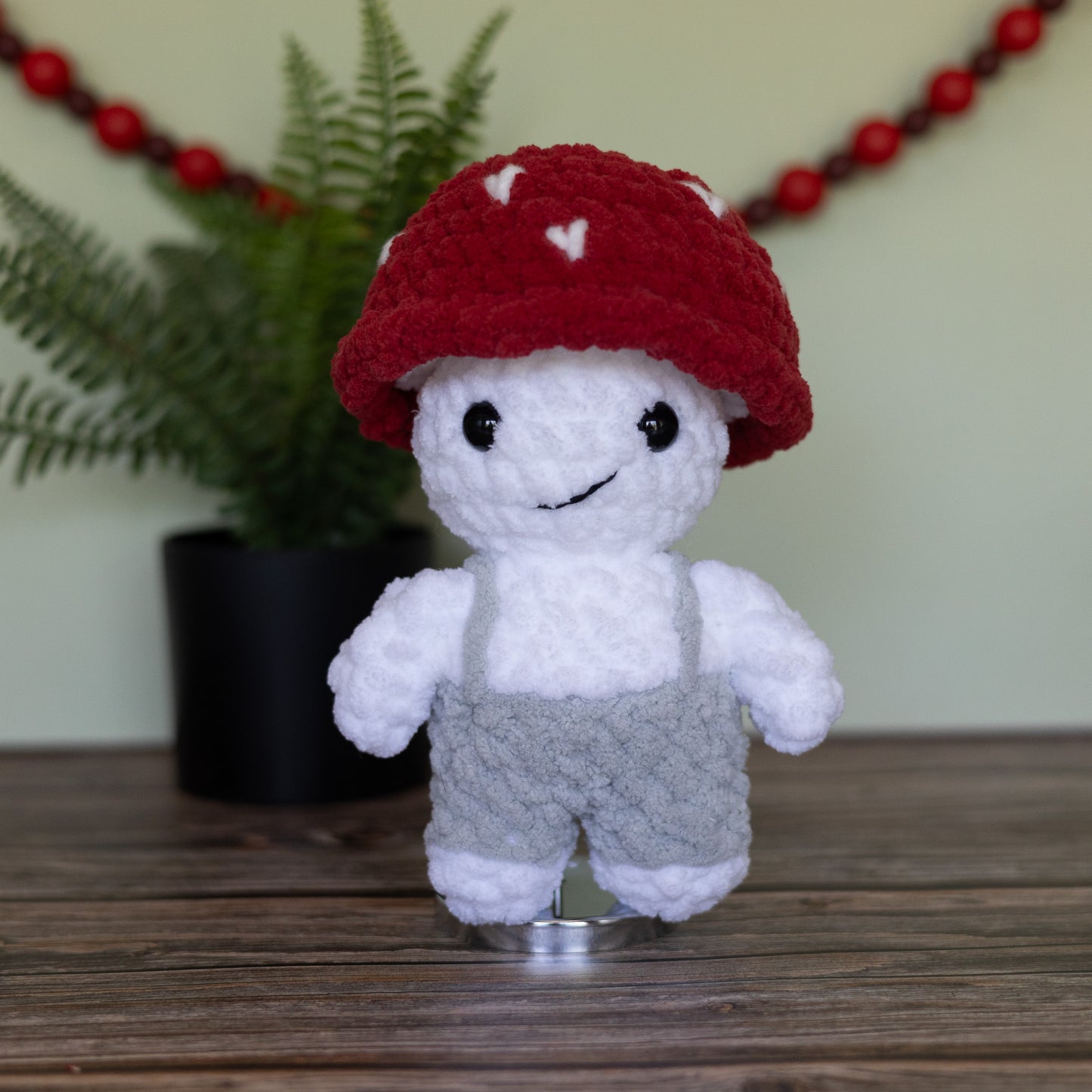 Mushroom Man Crochet Plush Toy