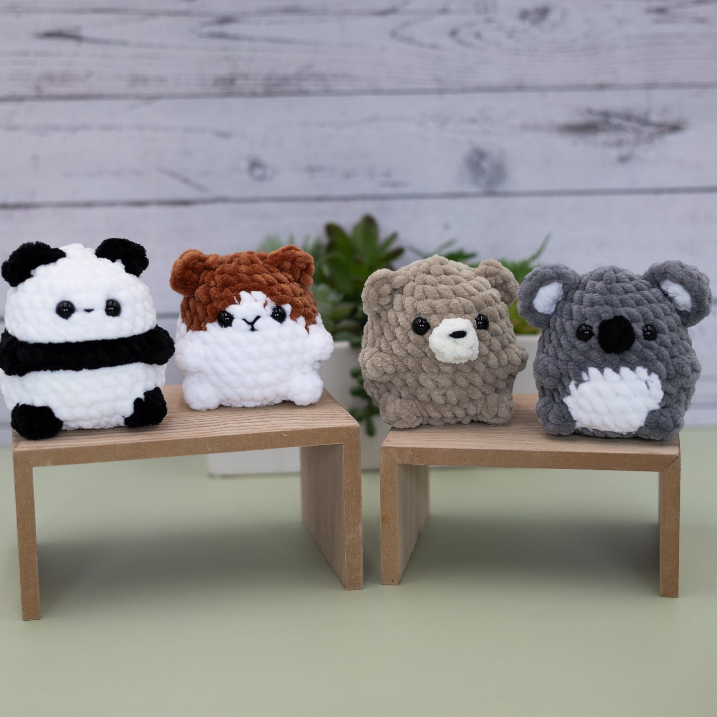Mini Bear Collection Crochet Plush Toy