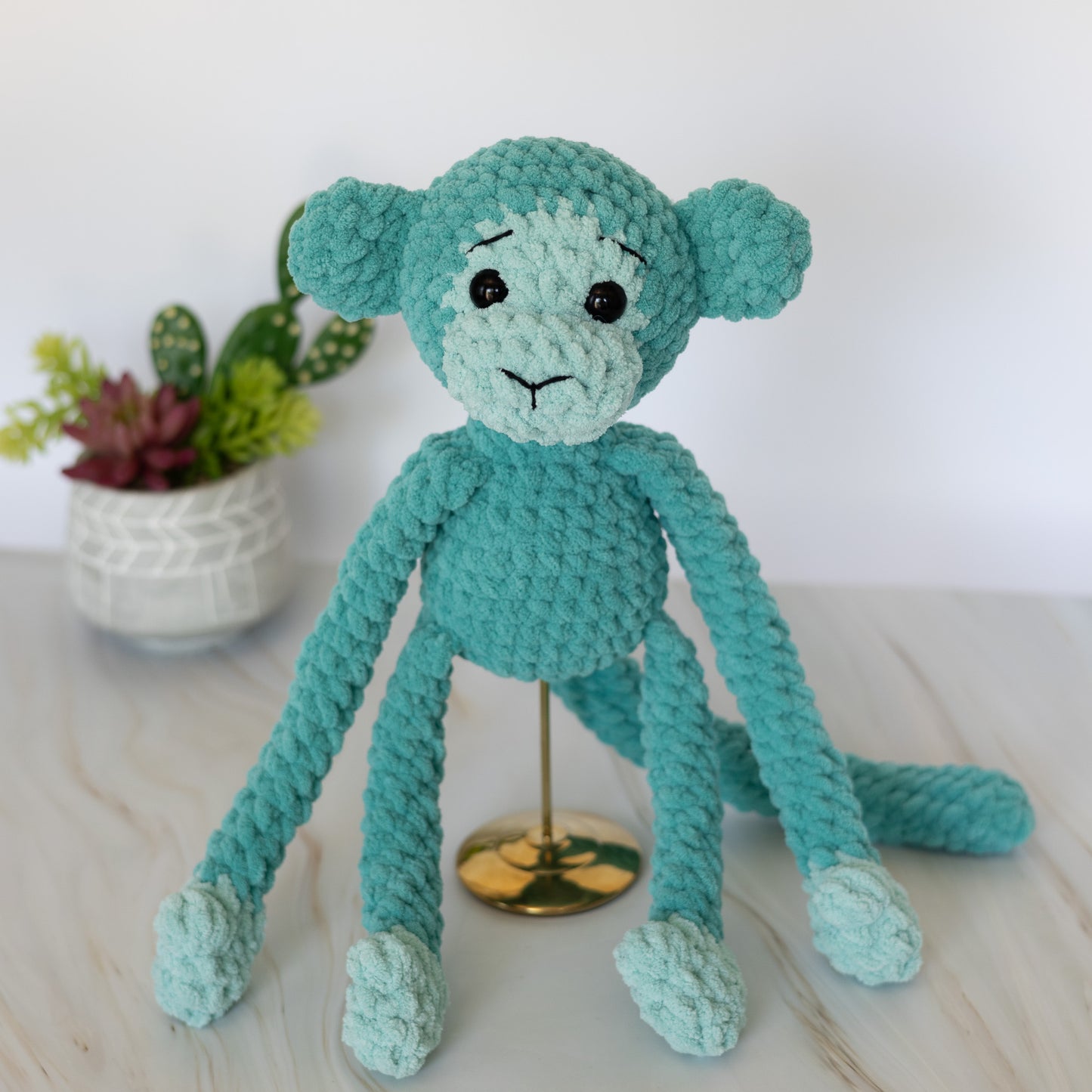 Monkey Crochet Plush Toy