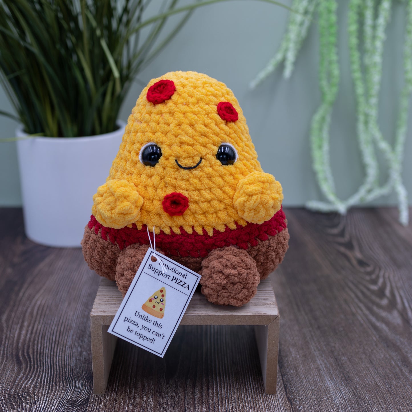 Pizza Crochet Plush Toy