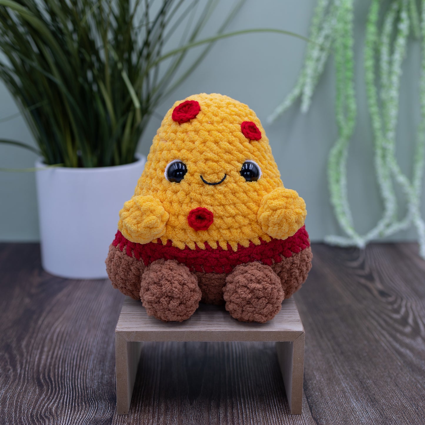 Pizza Crochet Plush Toy