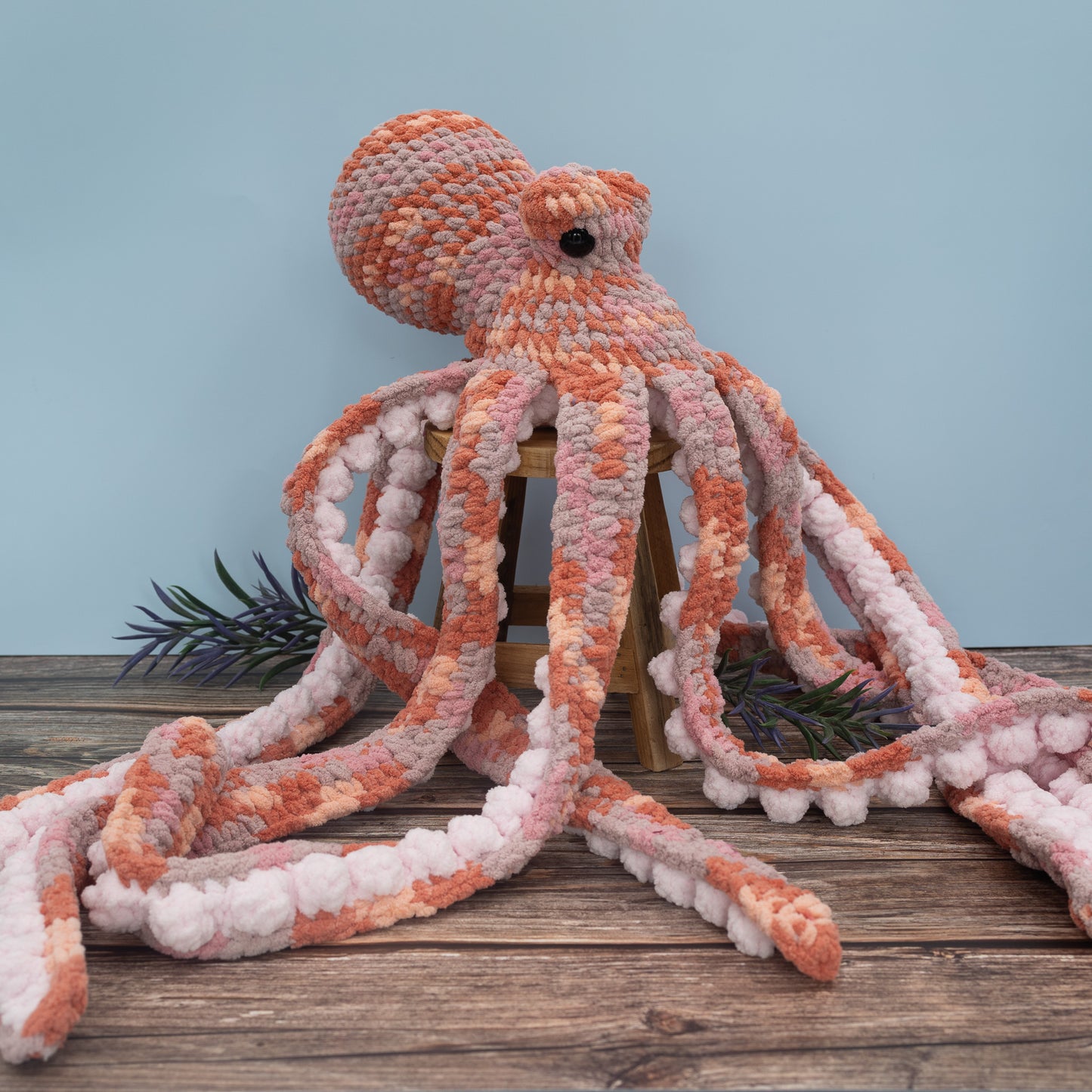 Octopus - Jumbo Crochet Plush Toy