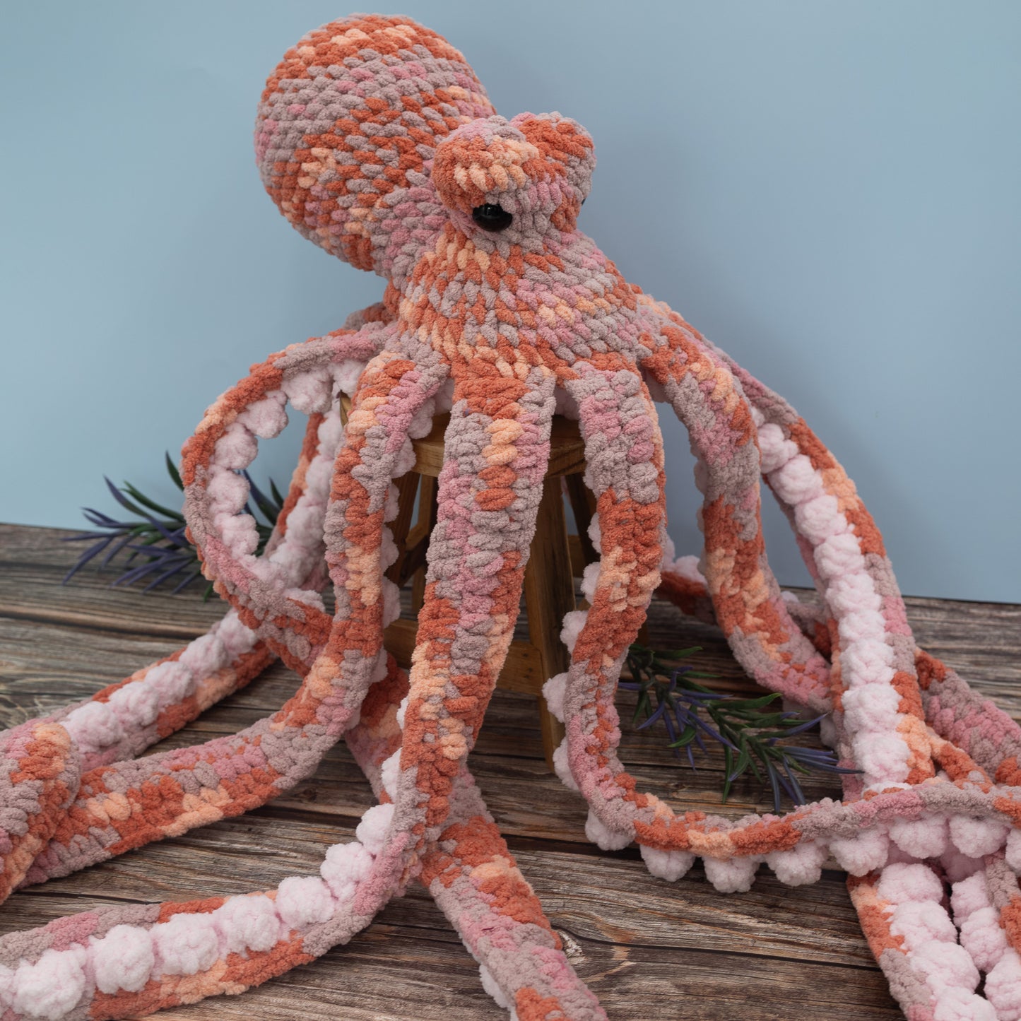 Octopus - Jumbo Crochet Plush Toy