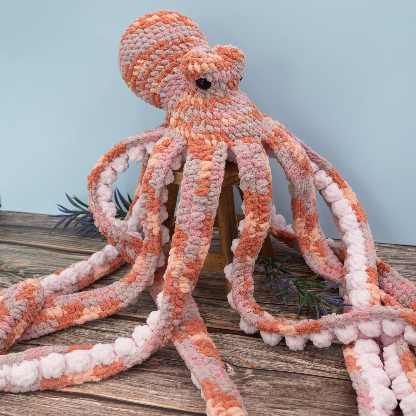 Octopus - Jumbo Crochet Plush Toy