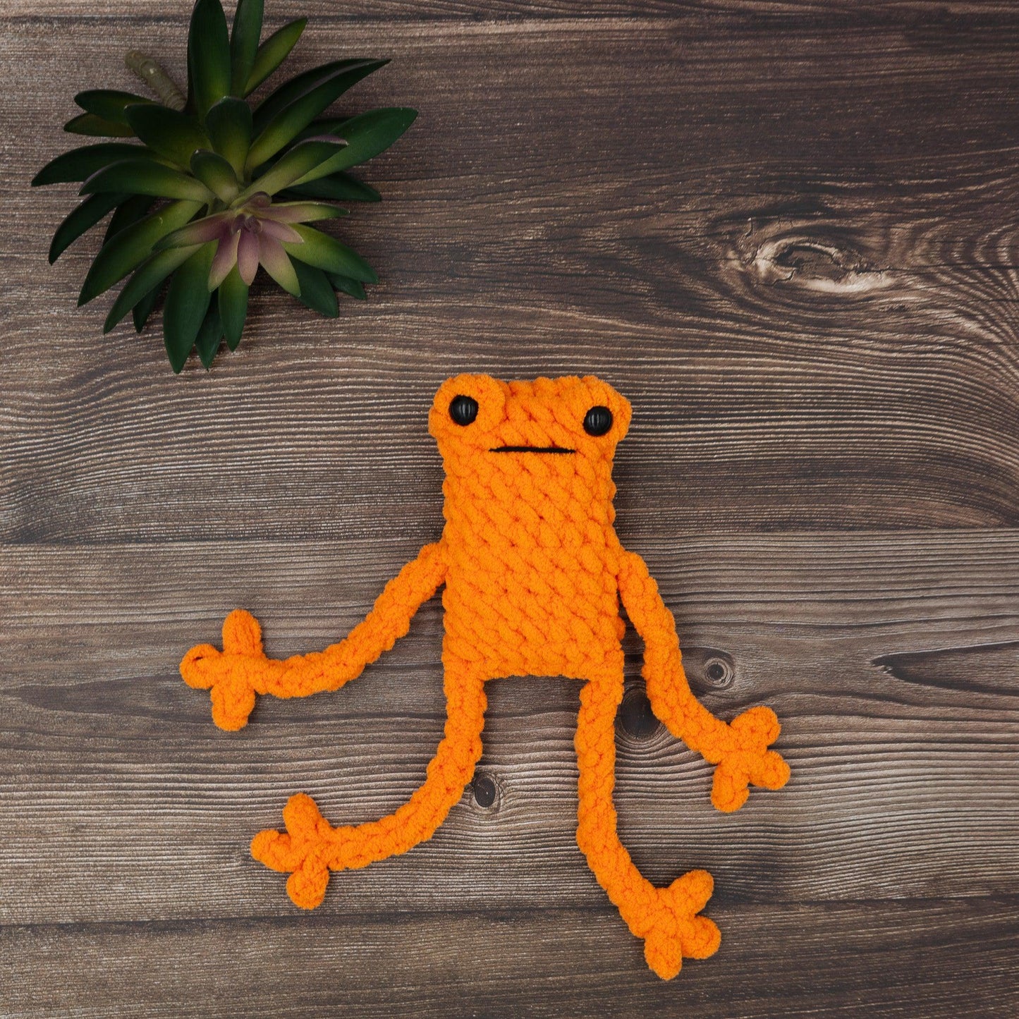 Frog Crochet Plush Toy