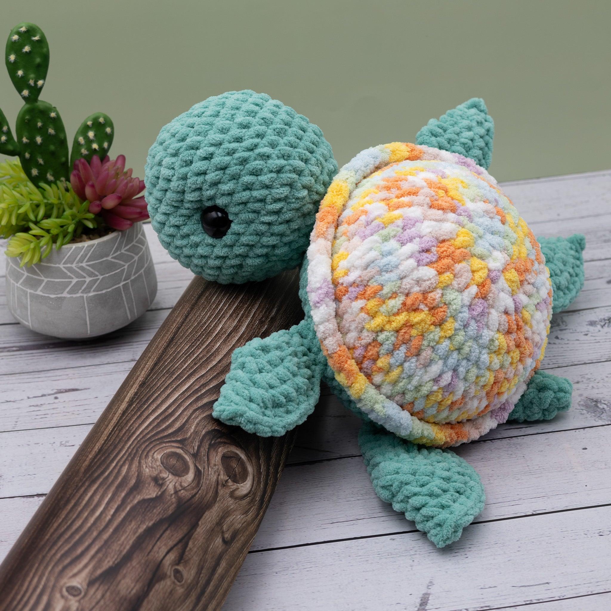 Hand crocheted hotsell turtle